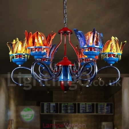 Retro Steel Lighting Store Pendel lysekrone Light Retro Steel Lighting Store Pendel lysekrone Light