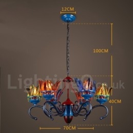 Retro Steel Lighting Store Pendel lysekrone Light