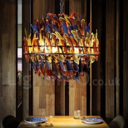 Retro Steel Lighting Butik Pendant lysekrone Light