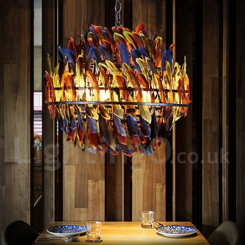 Retro Steel Lighting Butik Pendant lysekrone Light