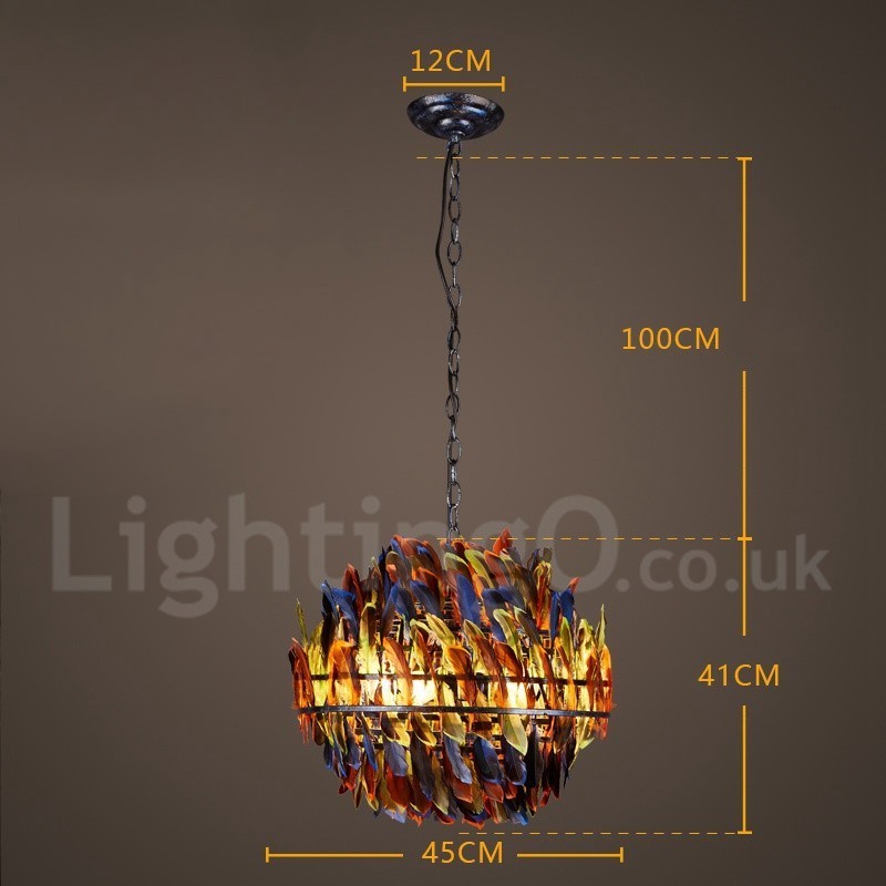 Retro Steel Lighting Butik Pendant lysekrone Light