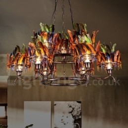 Retro Steel Lighting Store Pendel lysekrone Light