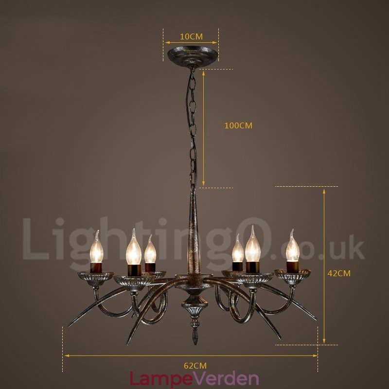 Industriel stil stål belysning butik pendel lysekrone lys