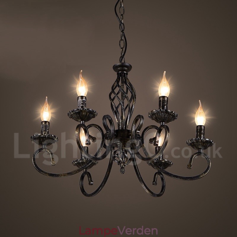 Industriel stil stål belysning butik pendel lysekrone lys