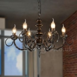Industriel stil stål belysning butik pendel lysekrone lys