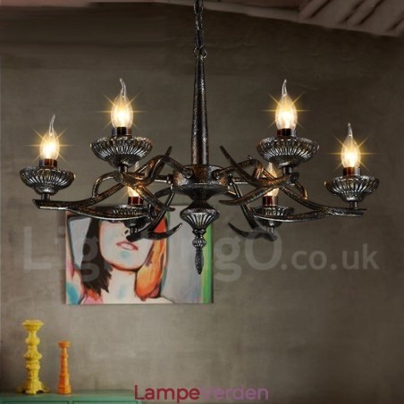 Industriel stil stål belysning butik pendel lysekrone lys Industriel stil stål belysning butik pendel lysekrone lys