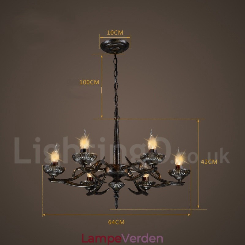 Industriel stil stål belysning butik pendel lysekrone lys