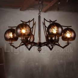 Industriel stil stål belysning butik pendel lysekrone lys