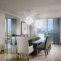 Lysekrone Pendel Light imiteret Crystal Globe