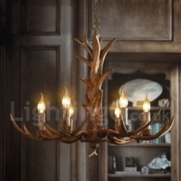 Industriel stil Resin Lighting Butik Pendant lysekrone Light