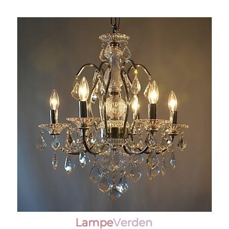 Loftslampe med 6 lys