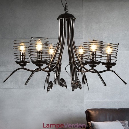 Industriel stil stål belysning butik pendel lysekrone lys