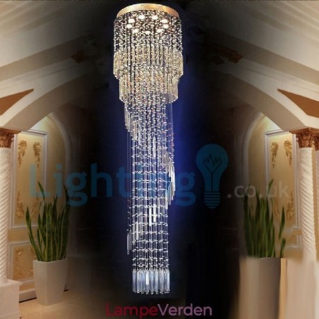 Moderne moderne lysekrone Flush-mount pendel armatur Krystal regndråbelys Moderne moderne lysekrone Flush-mount pendel armatur Krystal regndråbelys