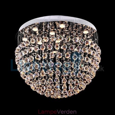 Moderne moderne lysekrone Flush-mount pendel armatur Krystal regndråbelys Moderne moderne lysekrone Flush-mount pendel armatur Krystal regndråbelys