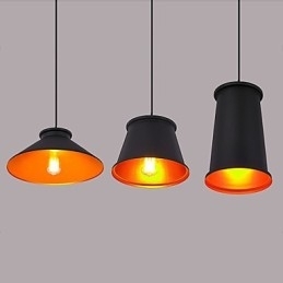 Lysekrone Mini Style Moderne Moderne Metal 3 Light Pendel Light