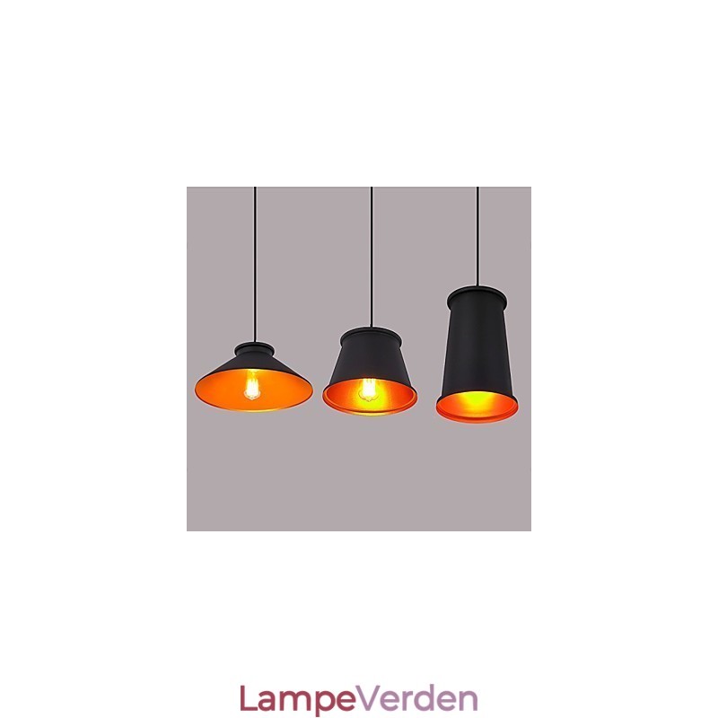 Lysekrone Mini Style Moderne Moderne Metal 3 Light Pendel Light