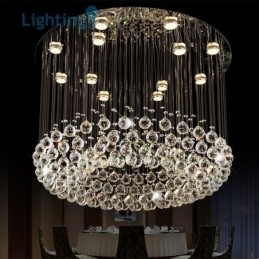 Krystal lysekrone Moderne Fuglerede Luksus Duplex Loftslampe