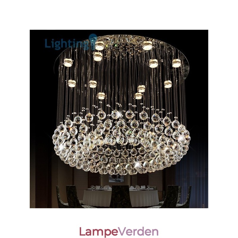 Krystal lysekrone Moderne Fuglerede Luksus Duplex Loftslampe