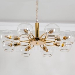 8 Lights Nordic Postmodern Creative Glass Magic Bean Lysekrone