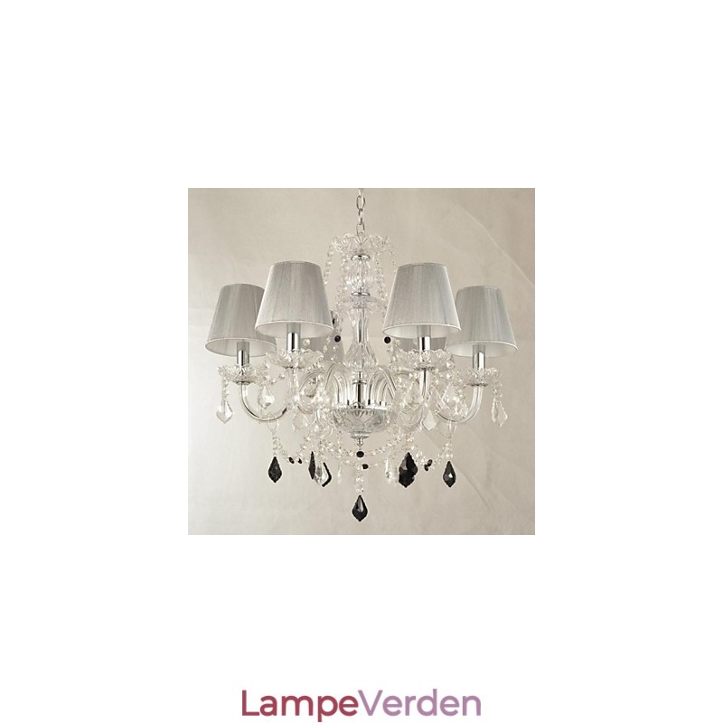 Lysekrone Krystal Luksus Moderne 1 Tiers Living 6 Lights