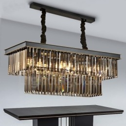 Retro Crystal Pendel Light Cafe Exhibition Hall