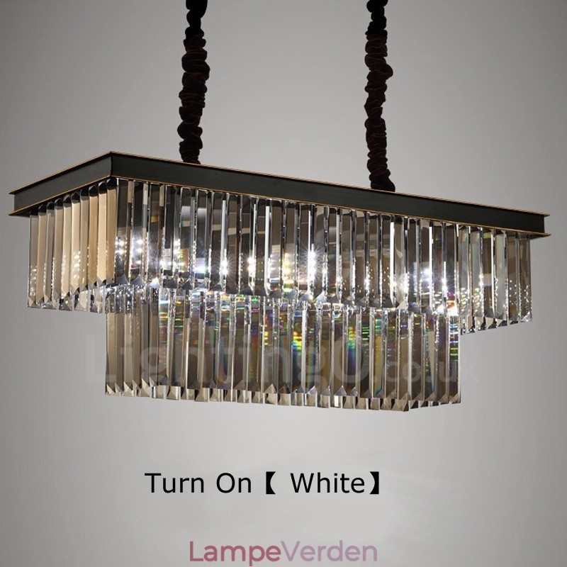 Retro Crystal Pendel Light Cafe Exhibition Hall