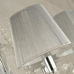 Lysekrone Krystal Luksus Moderne 1 Tiers Living 6 Lights