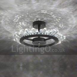 Moderne moderne krystal loftslamper