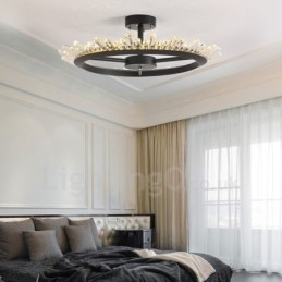 Moderne moderne krystal loftslamper