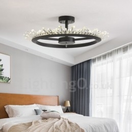 Moderne moderne krystal loftslamper