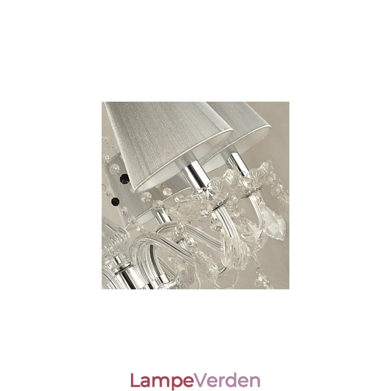 Lysekrone Krystal Luksus Moderne 1 Tiers Living 6 Lights