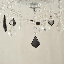 Lysekrone Krystal Luksus Moderne 1 Tiers Living 6 Lights