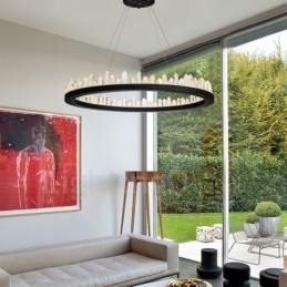 Crystal Pendel Light Fashion Udsøgt Circle Design
