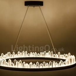 Crystal Pendel Light Fashion Udsøgt Circle Design