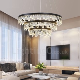 Moderne Circle Design Crystal Pendel Light