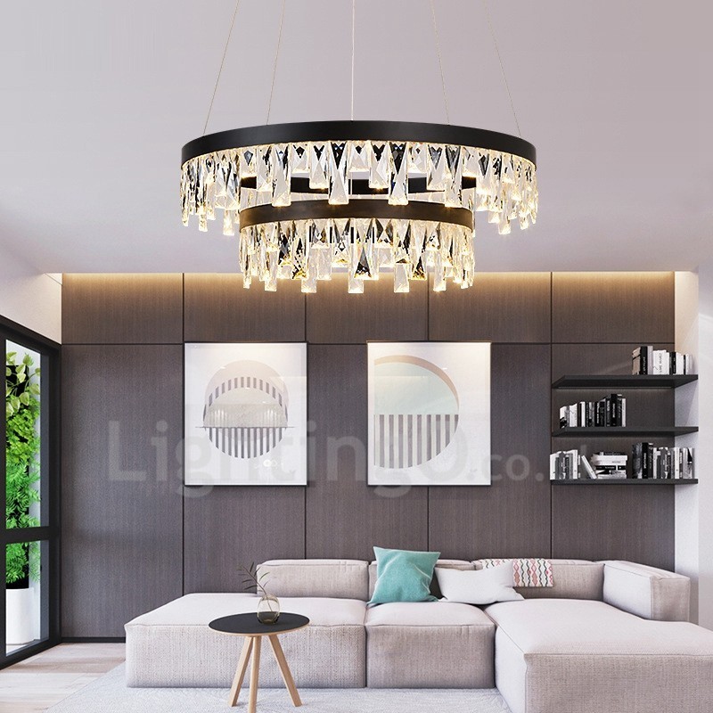 Moderne Circle Design Crystal Pendel Light