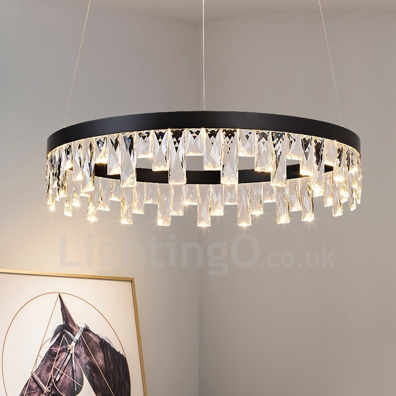 Moderne Circle Design Crystal Pendel Light