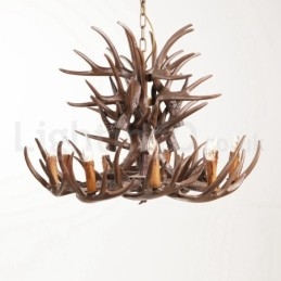 9 Let rustik kunstnerisk retro gevir lysekrone