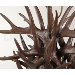 9 Let rustik kunstnerisk retro gevir lysekrone