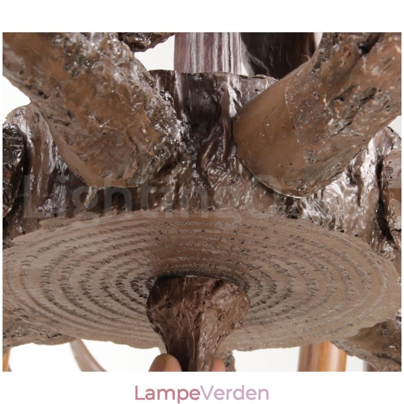 9 Let rustik kunstnerisk retro gevir lysekrone