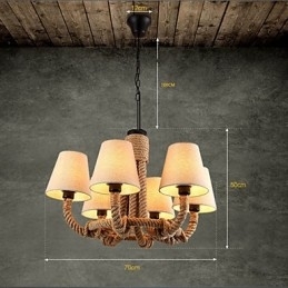 Country Designere Andre Metal Lysekrone