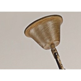 8 lys rustik kunstnerisk retro gevir Vintage stearinlys lysekrone