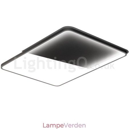 Moderne Minimalistisk Ultra tynde 5 cm aluminium rektangel Flush Mount Loftslamper Moderne Minimalistisk Ultra tynde 5 cm aluminium rektangel Flush Mount Loftslamper