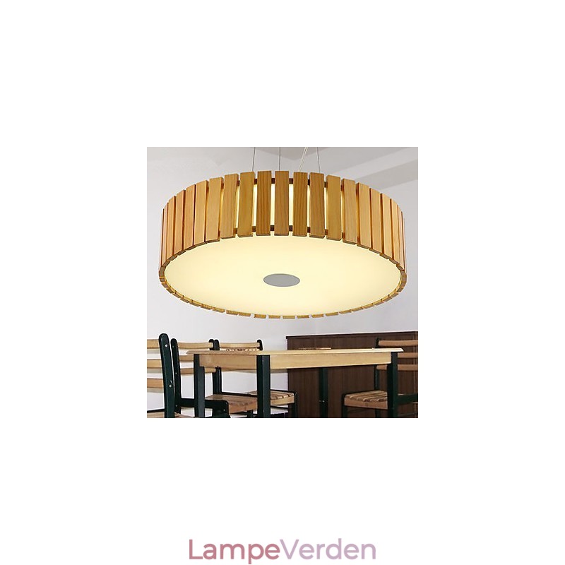 Lysekrone Mini Style Lanterne Træ Bambus