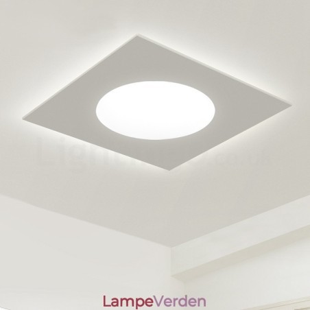 Moderne stilfuld, tynd firkantet loftslampe til indbygning Moderne stilfuld, tynd firkantet loftslampe til indbygning