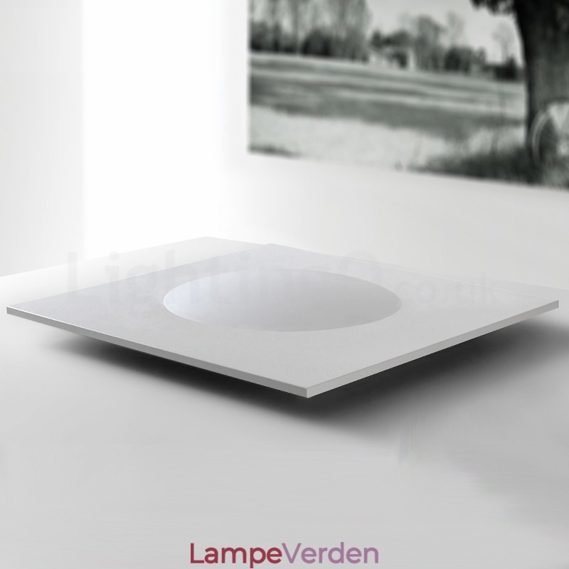 Moderne stilfuld, tynd firkantet loftslampe til indbygning