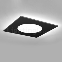 Moderne stilfuld, tynd firkantet loftslampe til indbygning