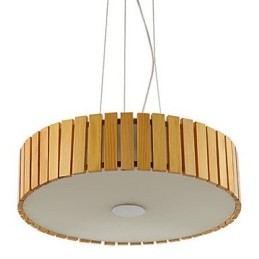 Lysekrone Mini Style Lanterne Træ Bambus