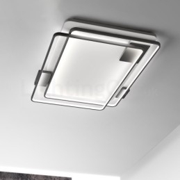 Moderne udsøgte loftslamper med indbygningsmontering med skærmlampe i akryl