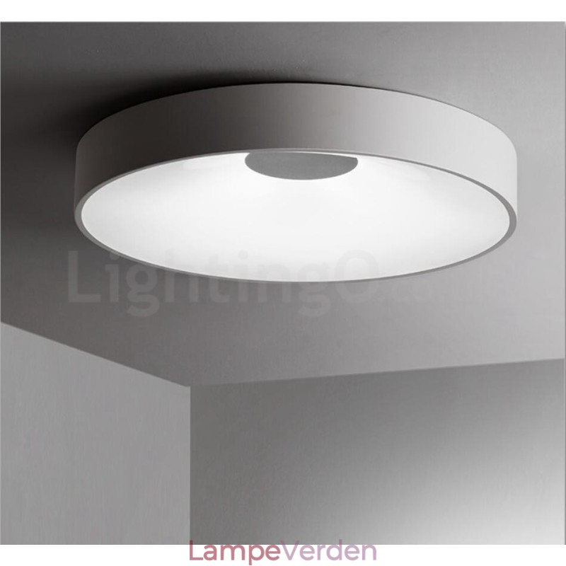 Moderne, runde, flush-monterede loftslamper